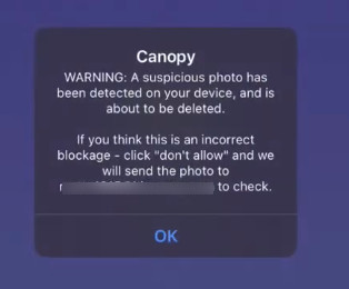 canopy protect camera