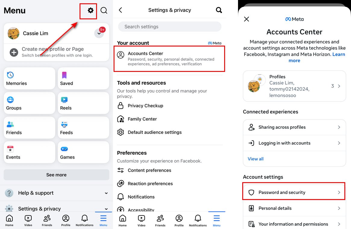 change your facebook password