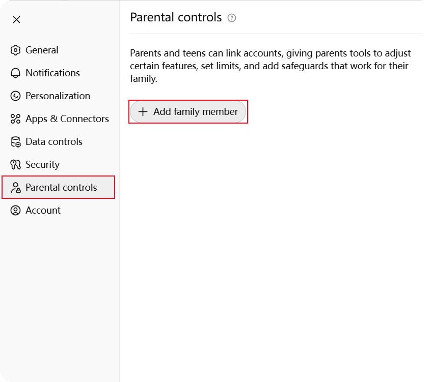 Set Up ChatGPT Parental Controls