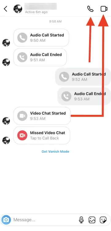check ins call history on iPhone and Android