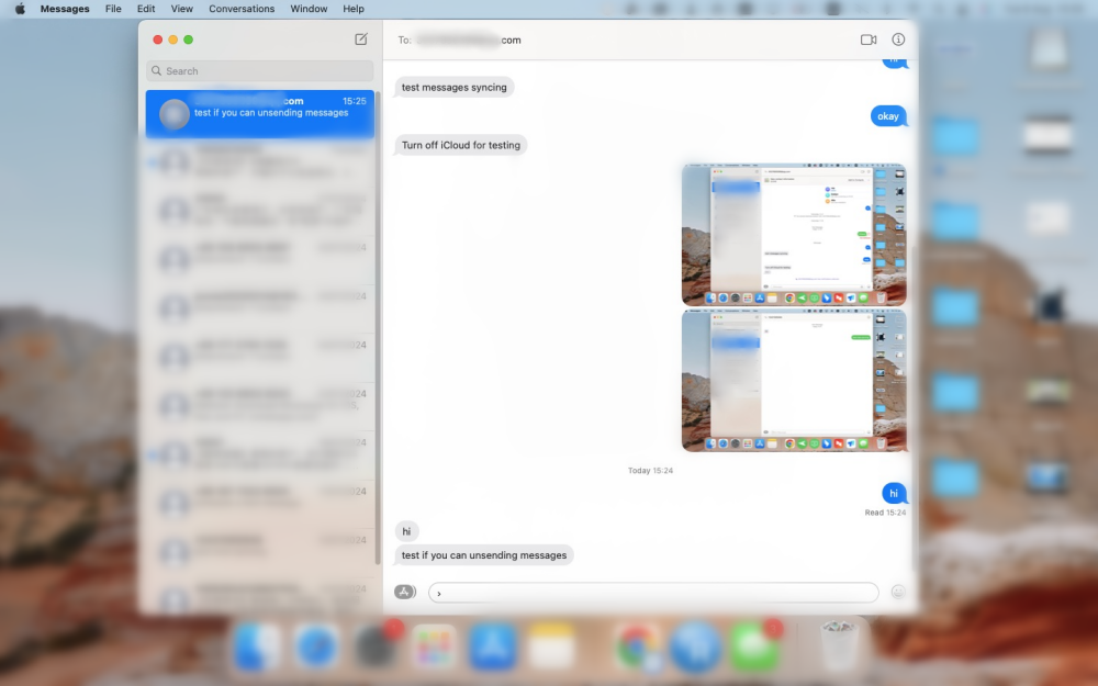 check iphone messages from mac