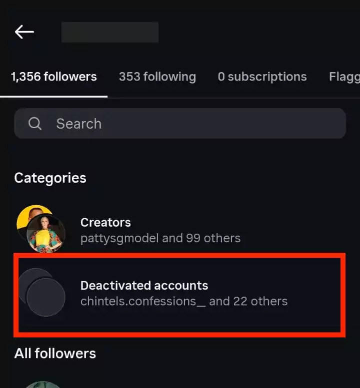Check If Someone Deactivates Their Instagram Account on your Followers List