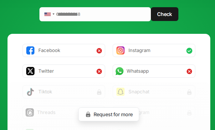 Dialaxy Social Media Finder