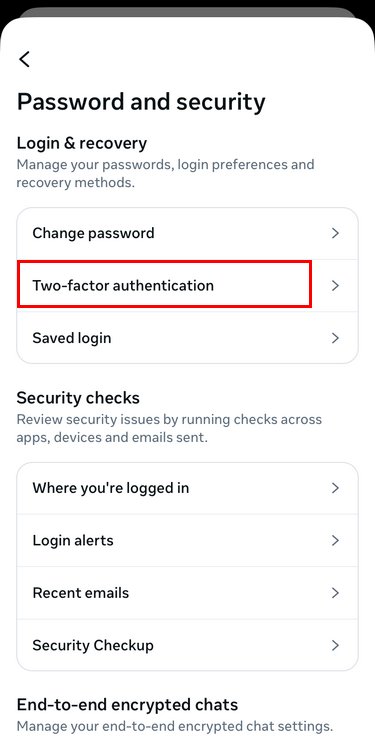 enable two factor authentication