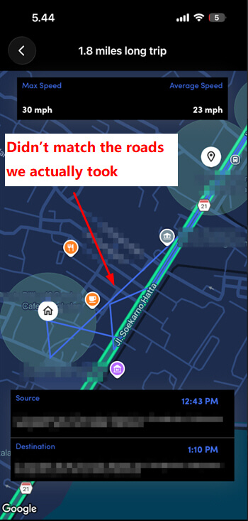 family360 dont match road