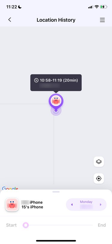 famisafe location history