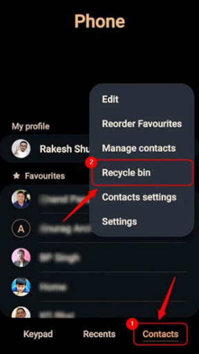 find deleted phone numbers on android