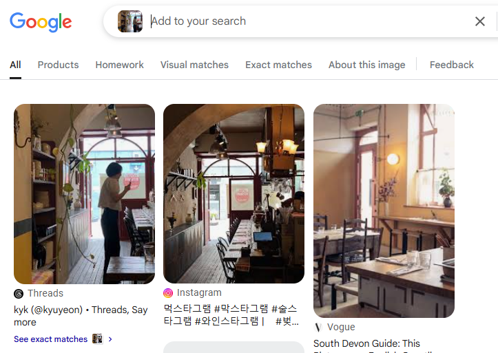 find location by image using reverse image search