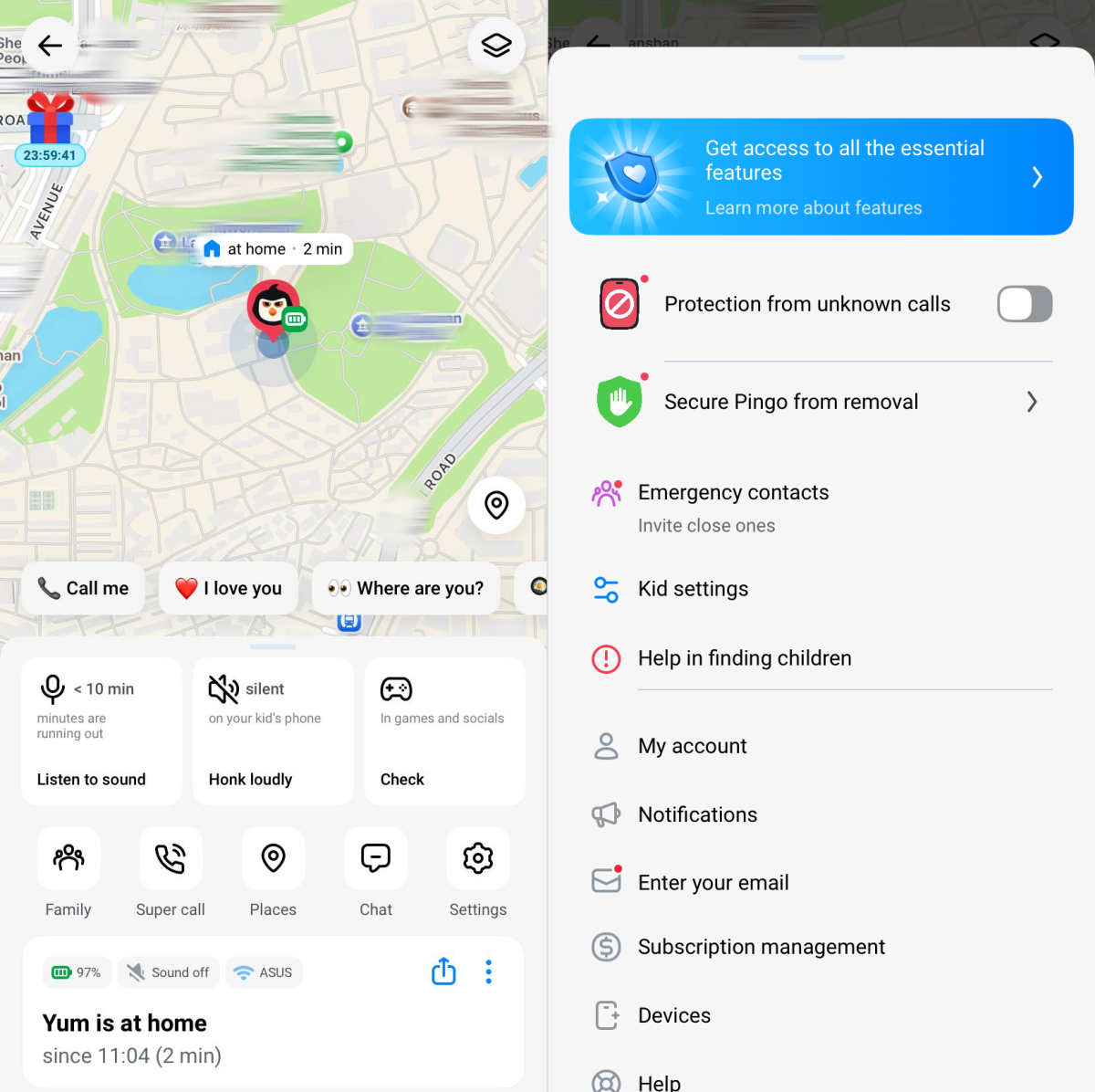 Find My Kids app