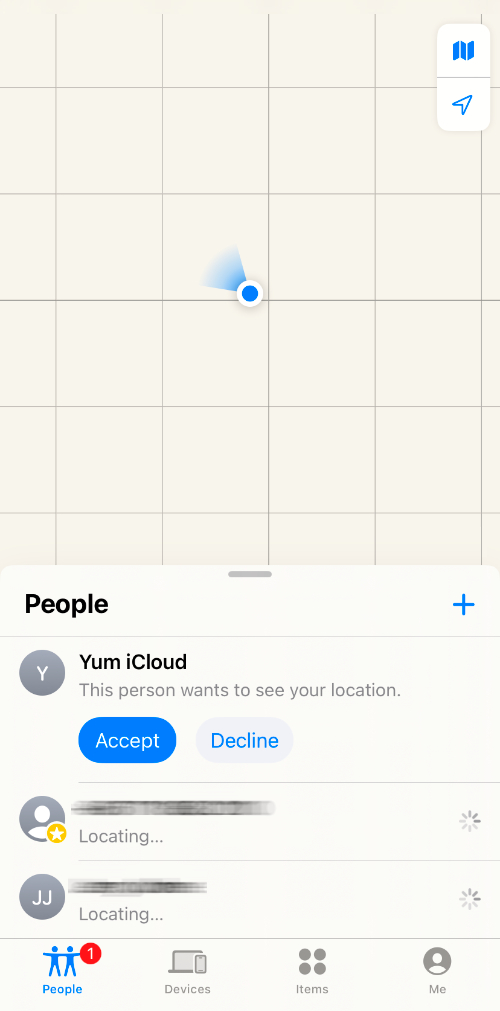 Find My share location iPhone with others