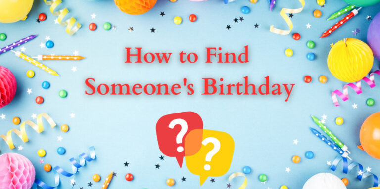 find someone birthday