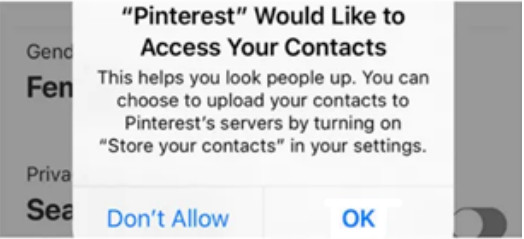 find someone on pinterest by number