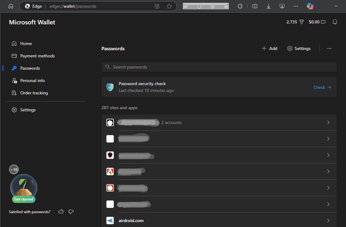 find youtube password on microsoft edge 1