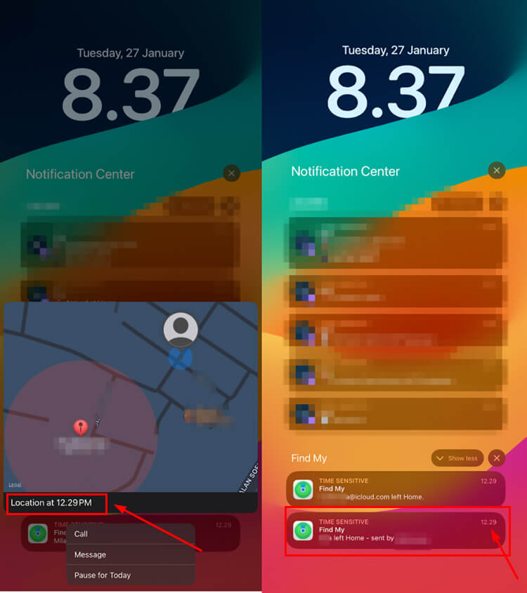 findmy real time alert