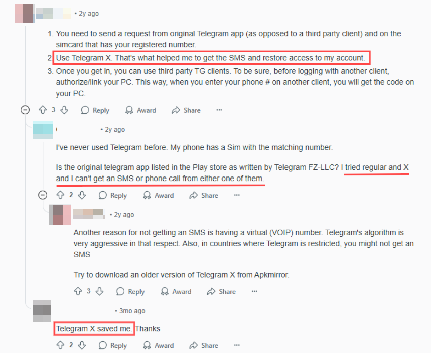 fix telegram not sending code via telegram x?v=20260509100346