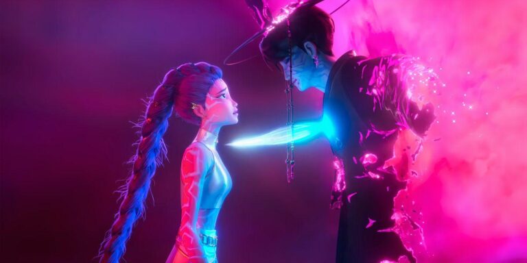 supernatural violence in Kpop Demon Hunters