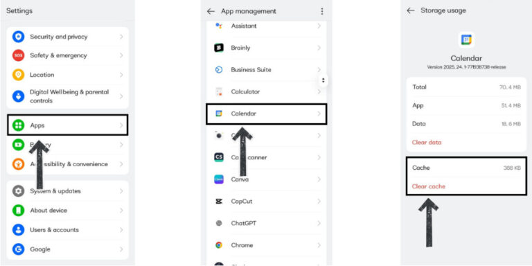 google calendar not syncing on android