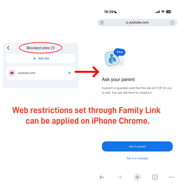 Google conflict test result