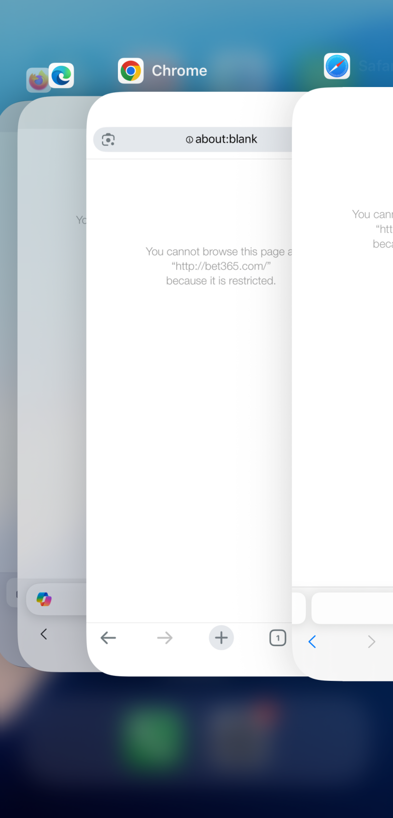 how AirDroid test website blocking