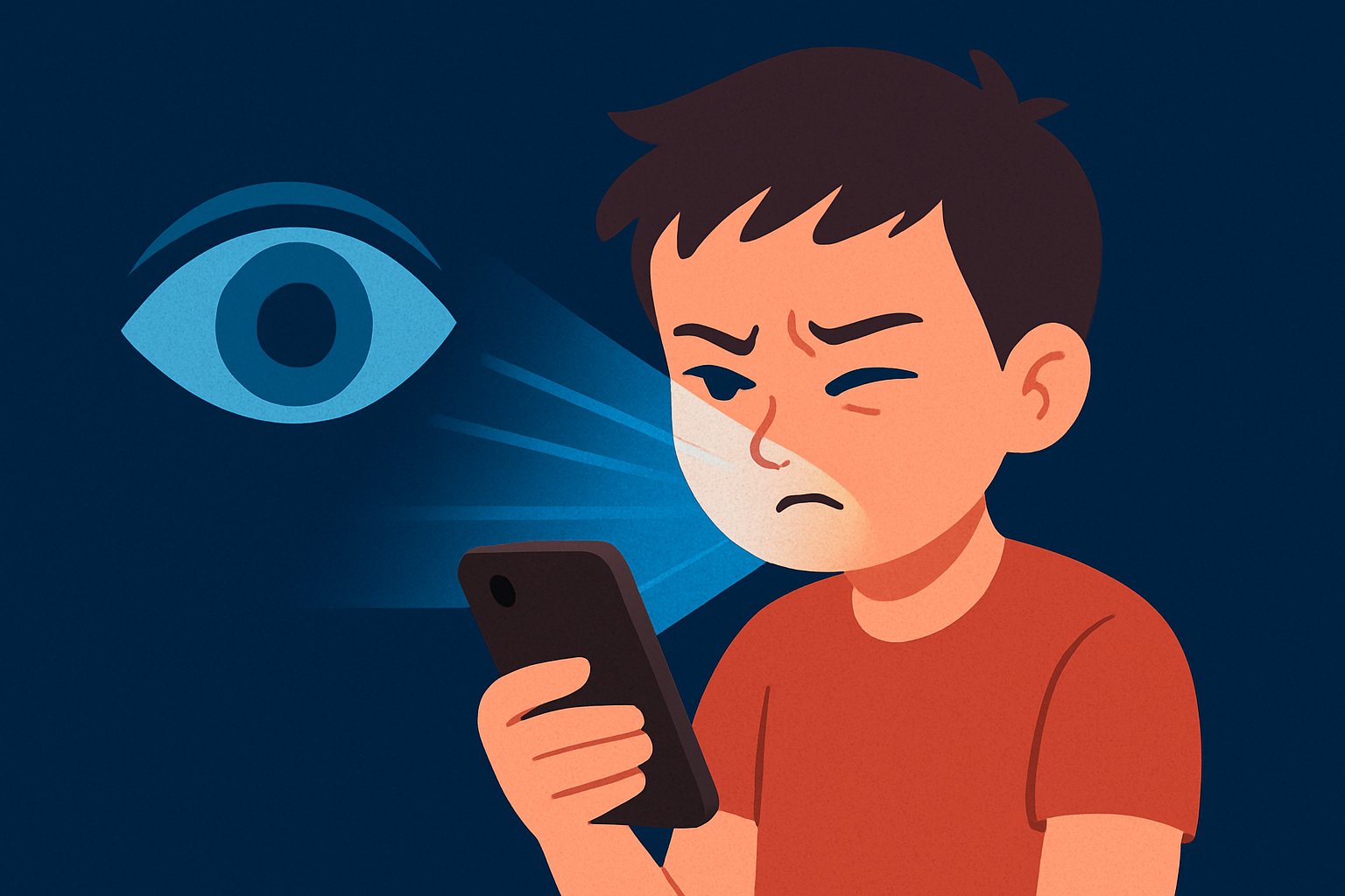 how screen affects child eyes