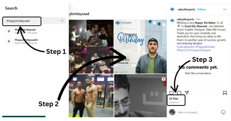 how to check someone's birthday on instagram