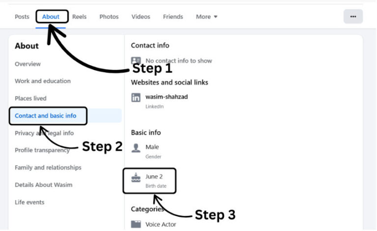 how to find someone's birthday on facebook