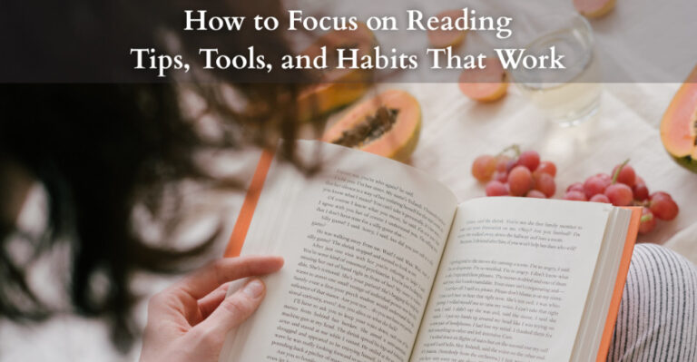 how to focus on reading