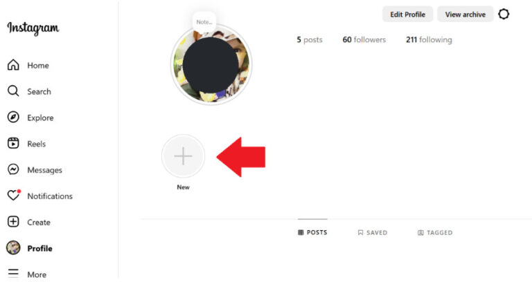 how to make an ig highlight desktop