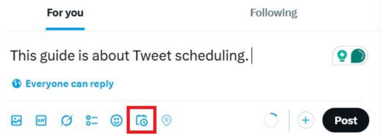 how to schedule twitter posts