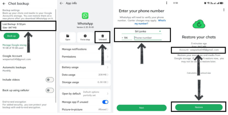 how to see blocked chats on whatsapp