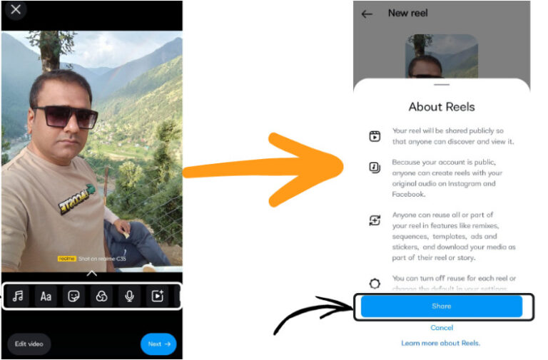 how to upload a song to instagram