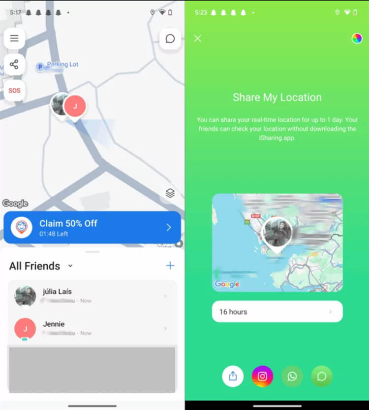 как пользоваться iSharing