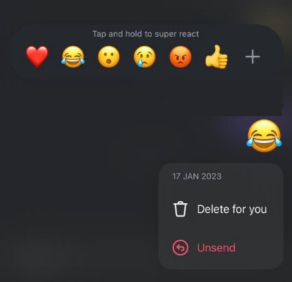 if you unsend a message on instagram does it notify