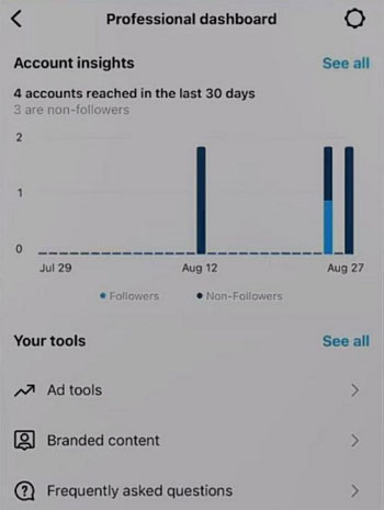Instagram Business Account Insights