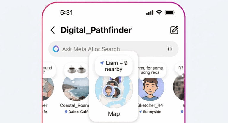 Instagram Map featue