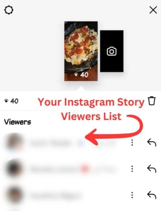 Instagram Story Viewer Order List