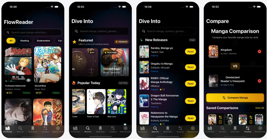 key features of mangabuddy