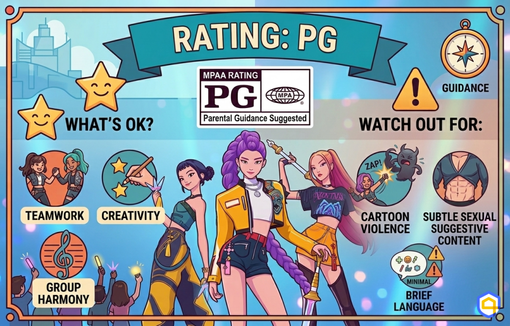 Kpop Demon Hunters age rating