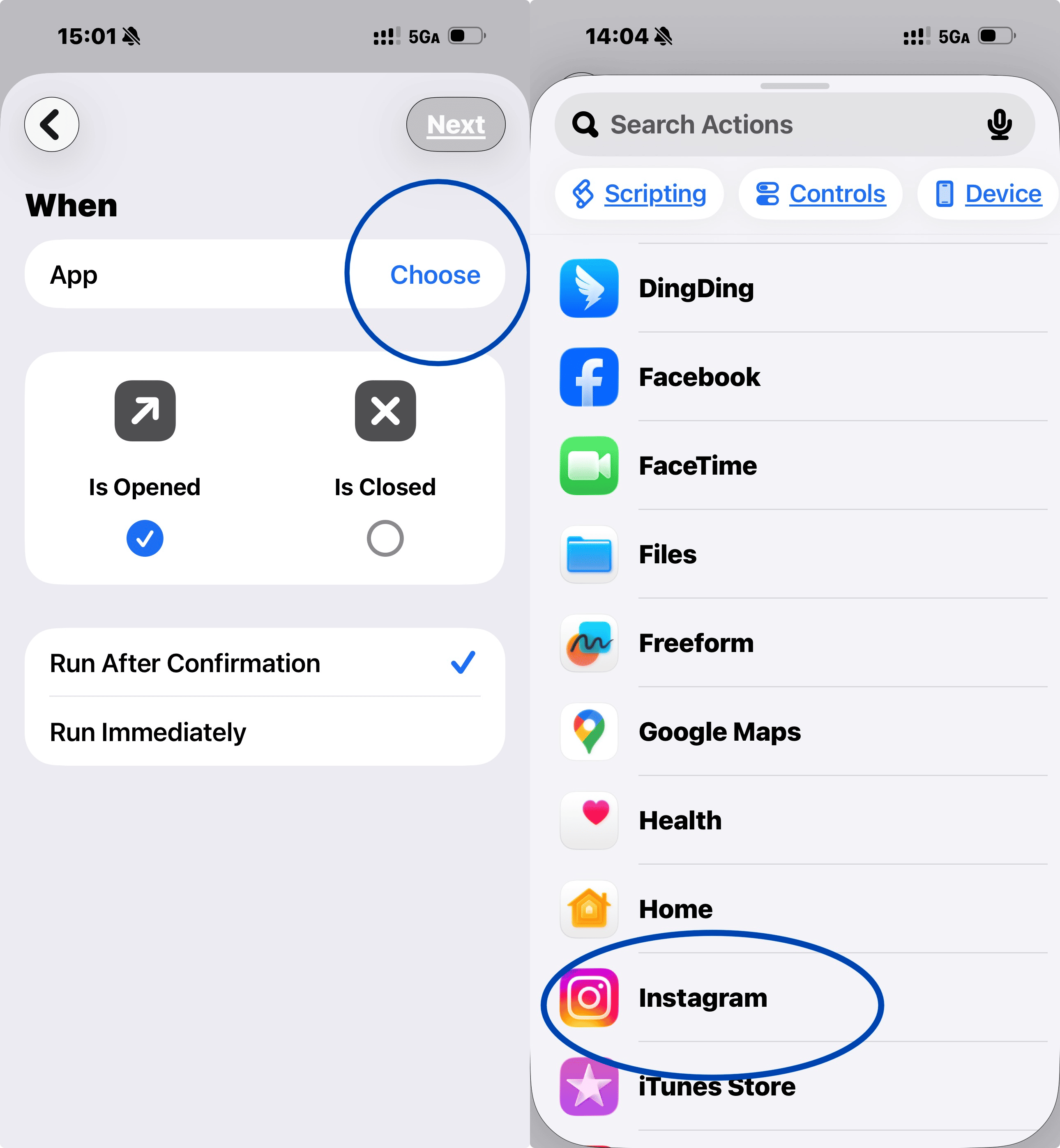 iOS'ta Kısayollar Uygulaması ile Uygulamaları Kilitle 2