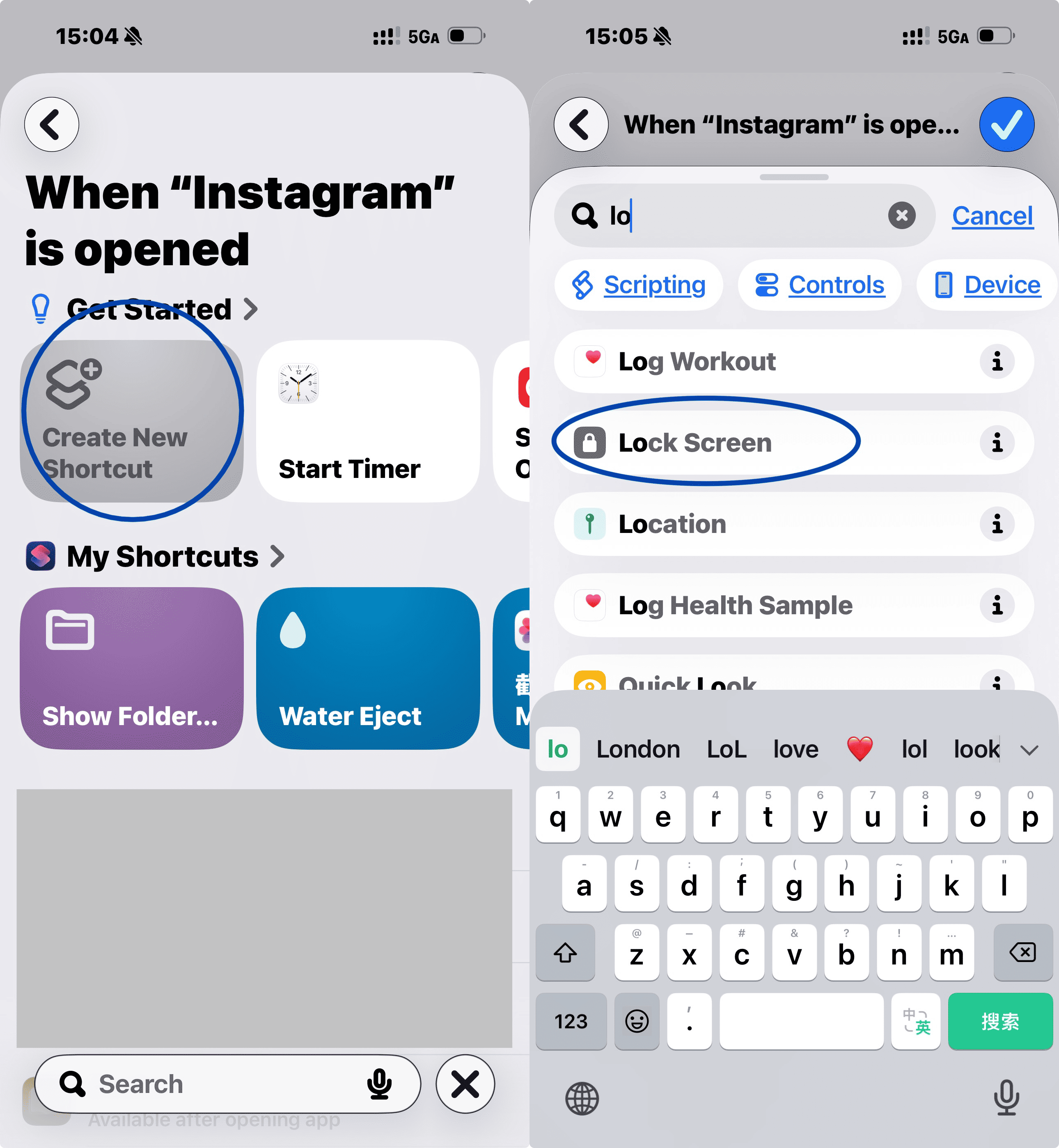 iOS'ta Kısayollar Uygulaması ile Uygulamaları Kilitle 4