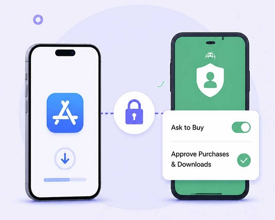 manage App downloads and purchases