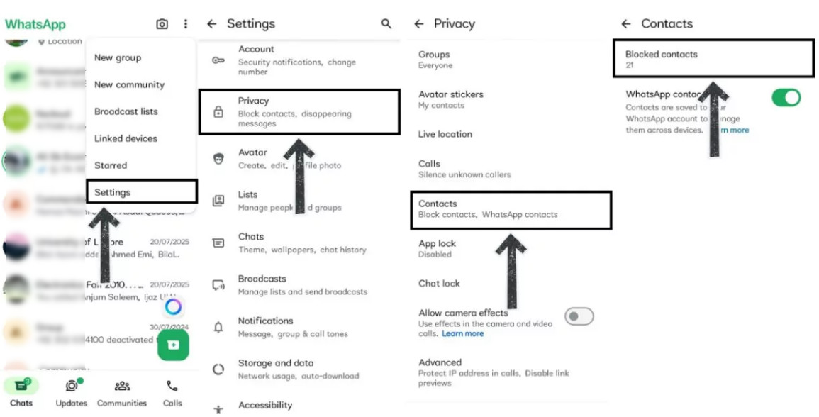 message not received whatsapp