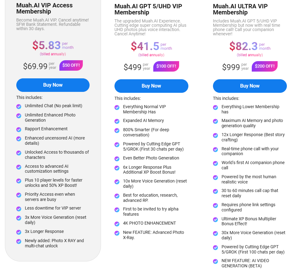 muah ai pricing