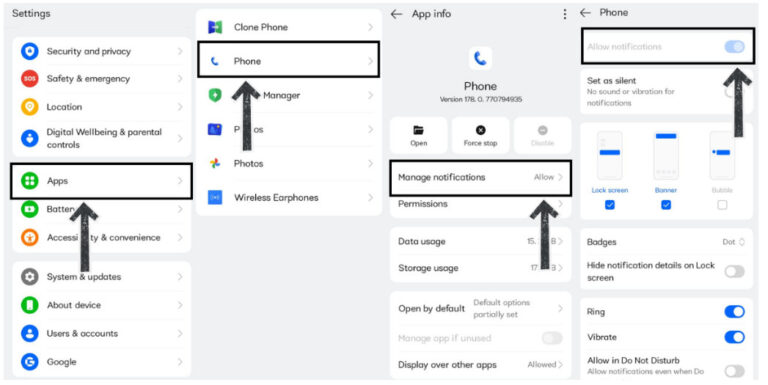 my phone is not ringing android