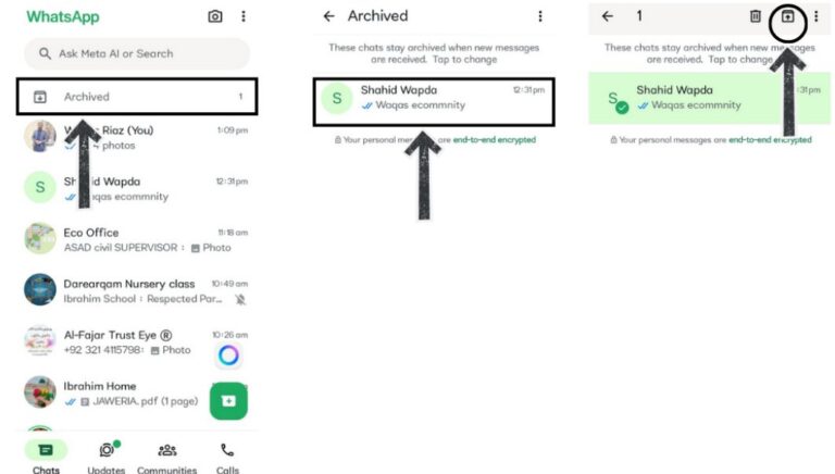 not receiving whatsapp messages