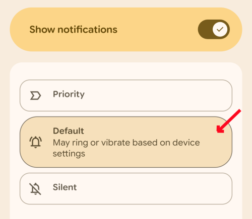 notification sound for google messages