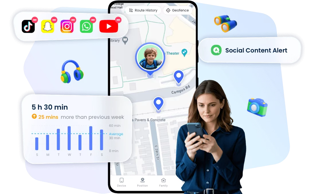 hidden gps tracker app for child