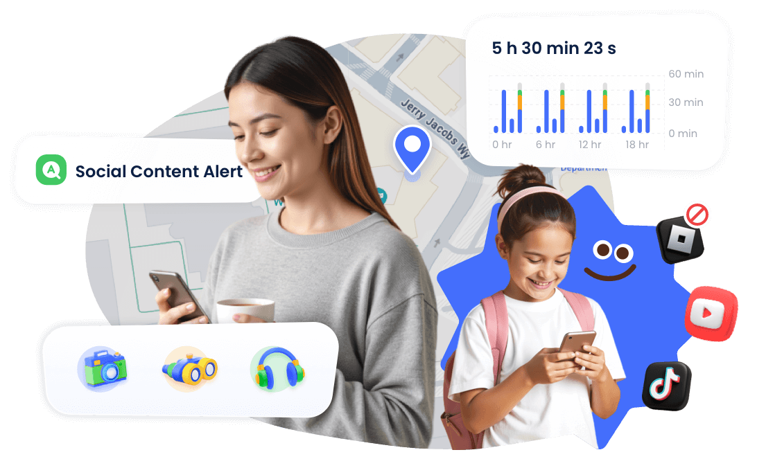 AirDroid Parental Control Interface