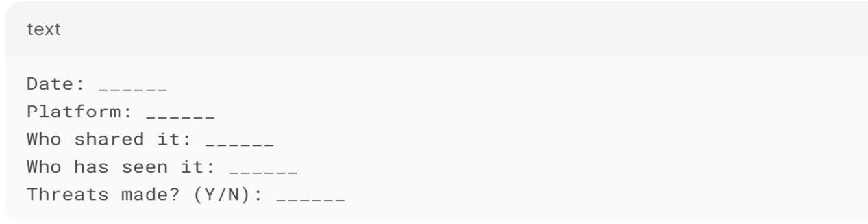 preserve all the evidence