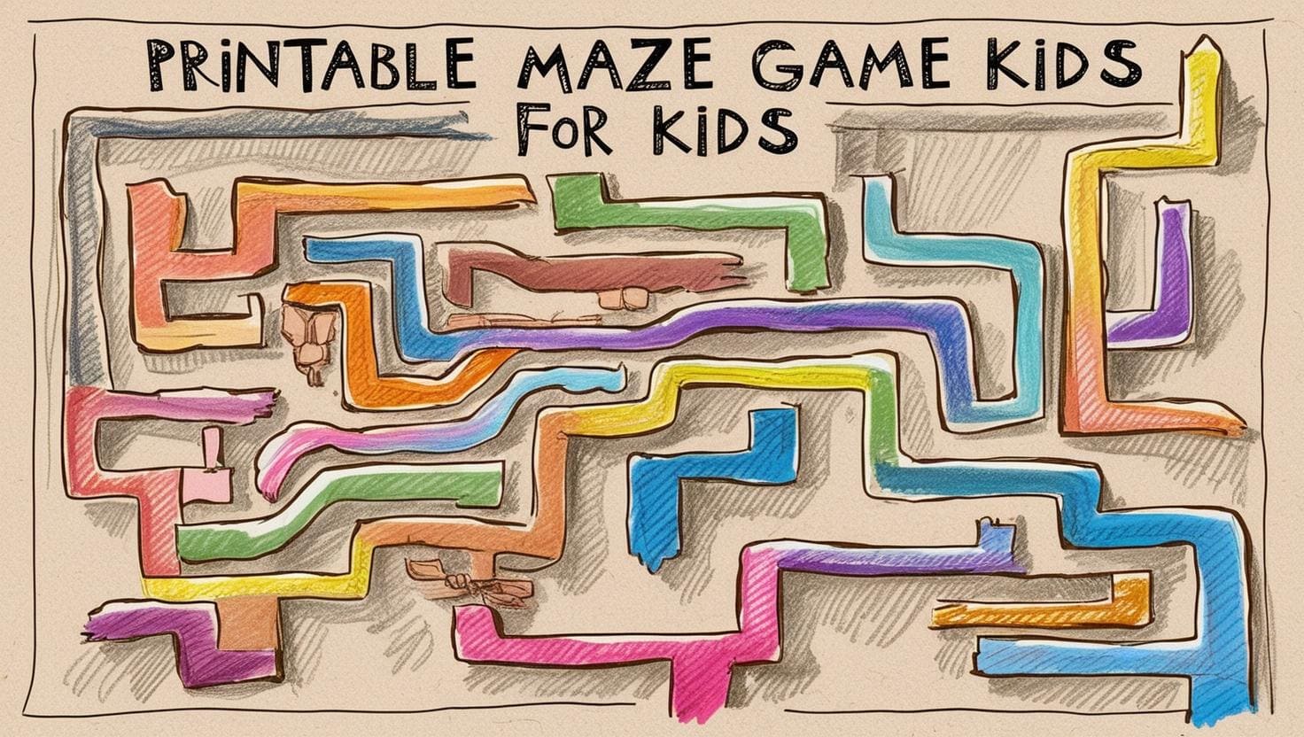 Printable Mazes Game for Kids